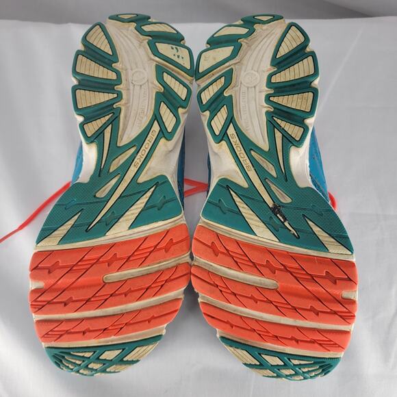 Brooks Launch Women’s 8.5 Running Shoes Teal Coral Lightweight Neutral Cushion - Picture 9 of 9